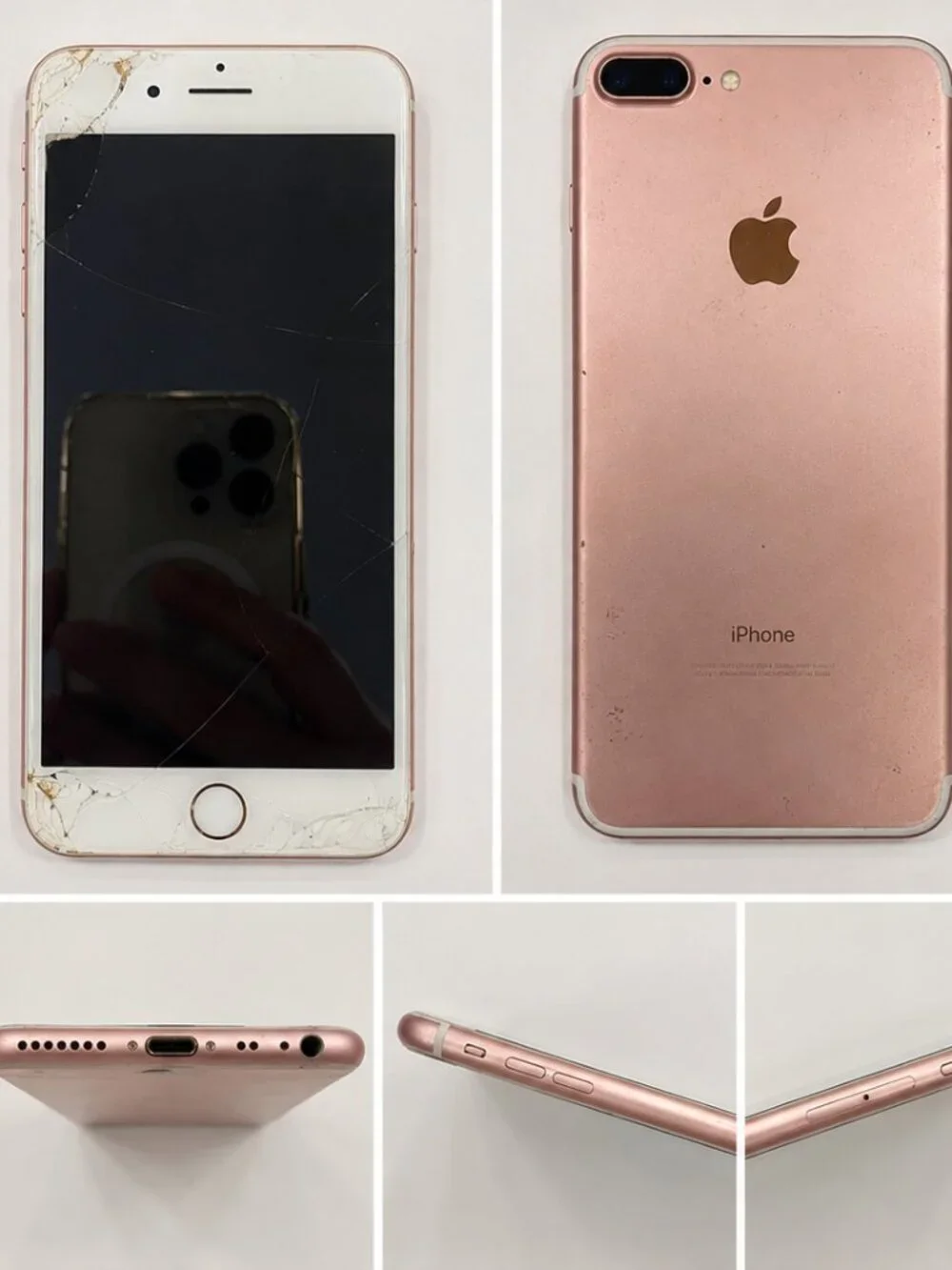 Apple iPhone 7 Plus 128GB Unlocked Rose Gold (#5 BC)